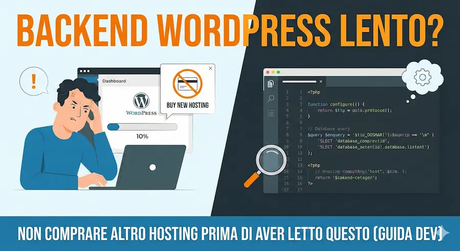 Backend WordPress Lento
